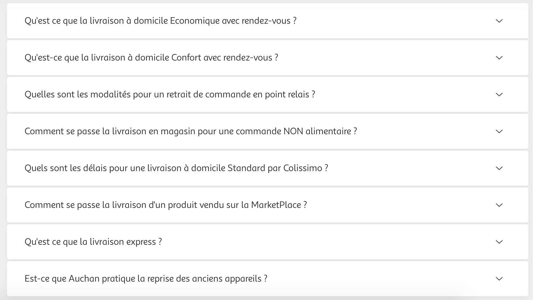 AUCHAN : Comment suivre une commande Auchan.fr