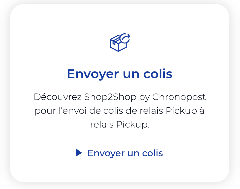 envoyer colis pickup 